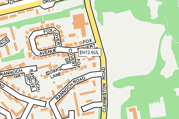 EH12 6UL map - OS OpenMap – Local (Ordnance Survey)