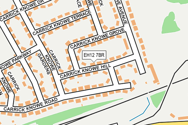 EH12 7BR map - OS OpenMap – Local (Ordnance Survey)