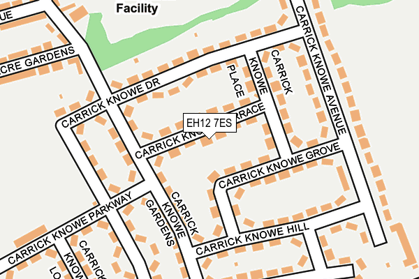 EH12 7ES map - OS OpenMap – Local (Ordnance Survey)