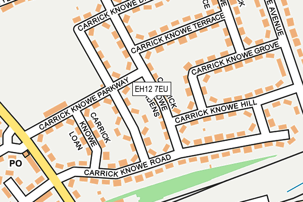 EH12 7EU map - OS OpenMap – Local (Ordnance Survey)