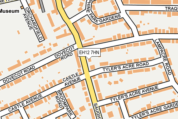 EH12 7HN map - OS OpenMap – Local (Ordnance Survey)