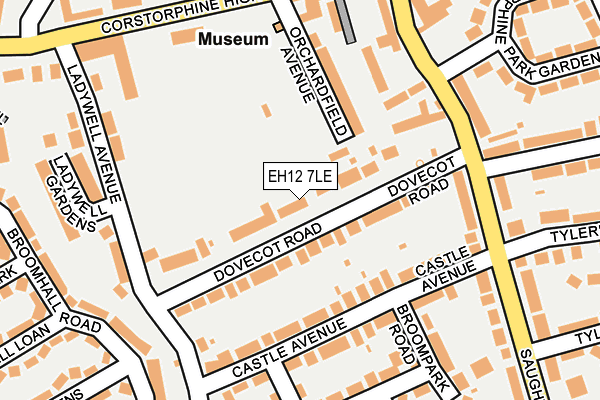 EH12 7LE map - OS OpenMap – Local (Ordnance Survey)
