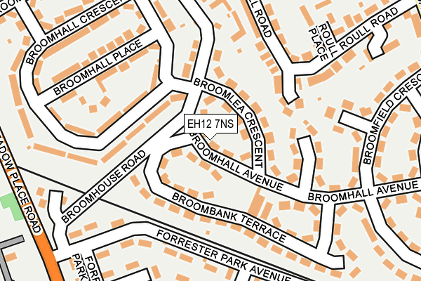 EH12 7NS map - OS OpenMap – Local (Ordnance Survey)