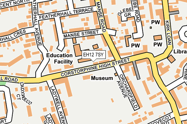 EH12 7SY map - OS OpenMap – Local (Ordnance Survey)