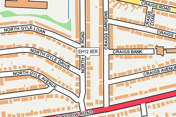 EH12 8ER map - OS OpenMap – Local (Ordnance Survey)