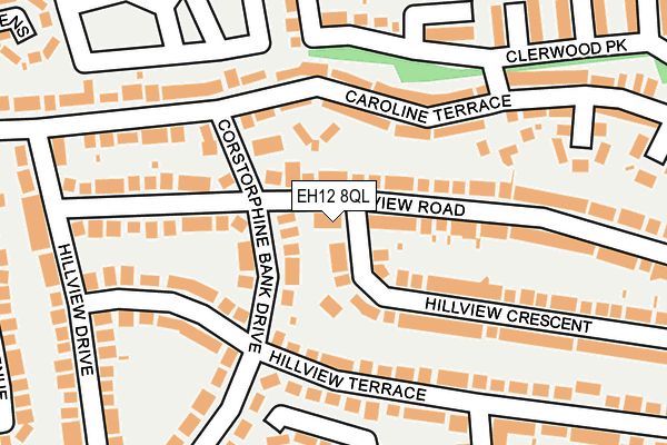 EH12 8QL map - OS OpenMap – Local (Ordnance Survey)