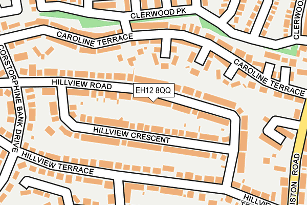 EH12 8QQ map - OS OpenMap – Local (Ordnance Survey)