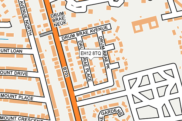 EH12 8TQ map - OS OpenMap – Local (Ordnance Survey)