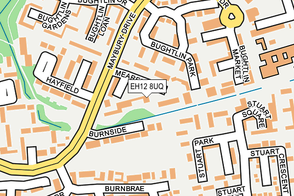 EH12 8UQ map - OS OpenMap – Local (Ordnance Survey)