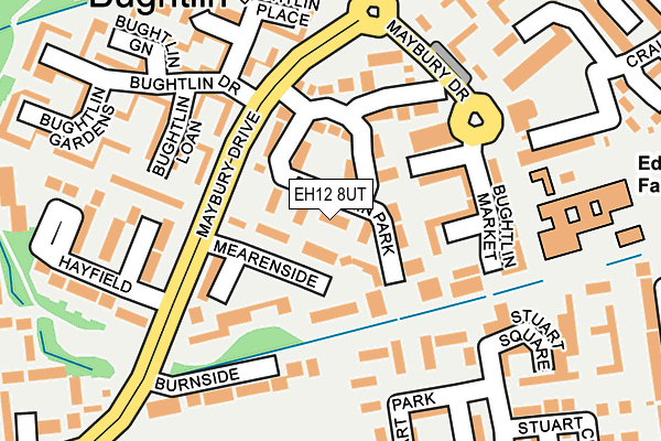 EH12 8UT map - OS OpenMap – Local (Ordnance Survey)