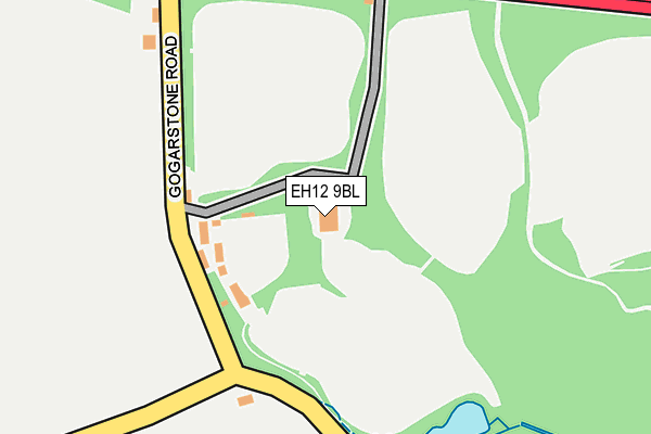 EH12 9BL map - OS OpenMap – Local (Ordnance Survey)