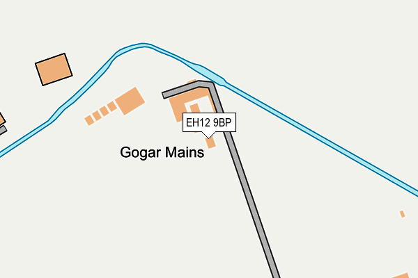 EH12 9BP map - OS OpenMap – Local (Ordnance Survey)