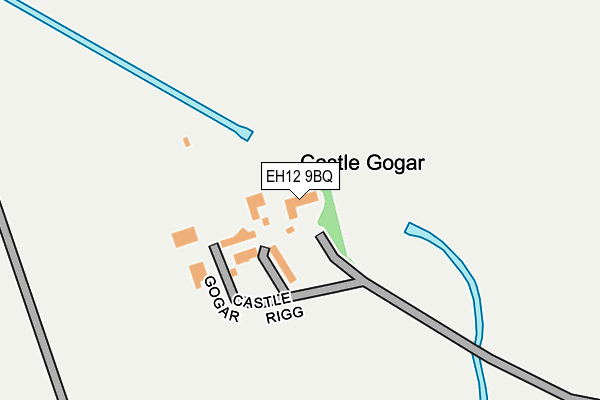 EH12 9BQ map - OS OpenMap – Local (Ordnance Survey)