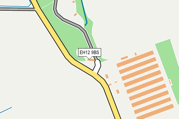 EH12 9BS map - OS OpenMap – Local (Ordnance Survey)