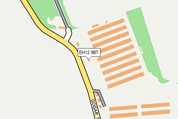 EH12 9BT map - OS OpenMap – Local (Ordnance Survey)