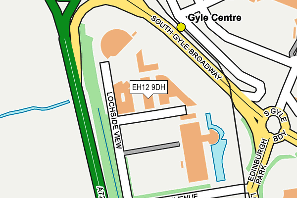 Map of HUB NORTH SCOTLAND (INVERURIE CAMPUS) LIMITED at local scale