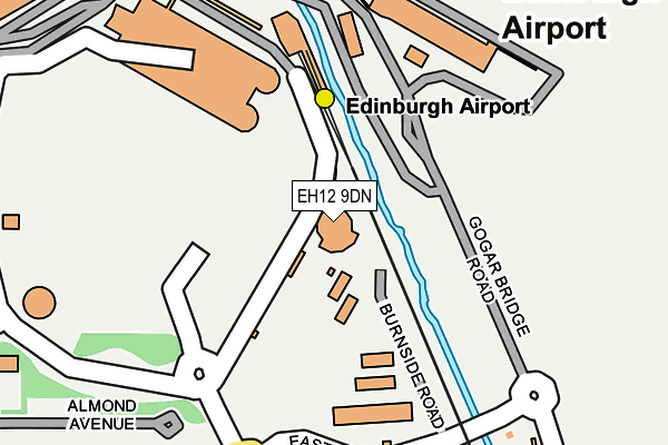 EH12 9DN map - OS OpenMap – Local (Ordnance Survey)