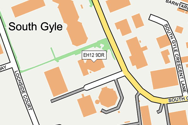 EH12 9DR map - OS OpenMap – Local (Ordnance Survey)