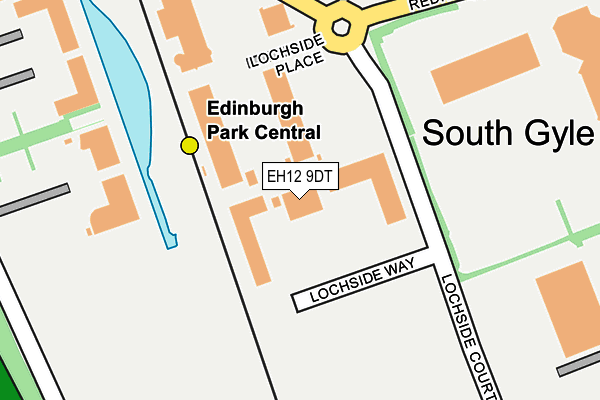 EH12 9DT map - OS OpenMap – Local (Ordnance Survey)