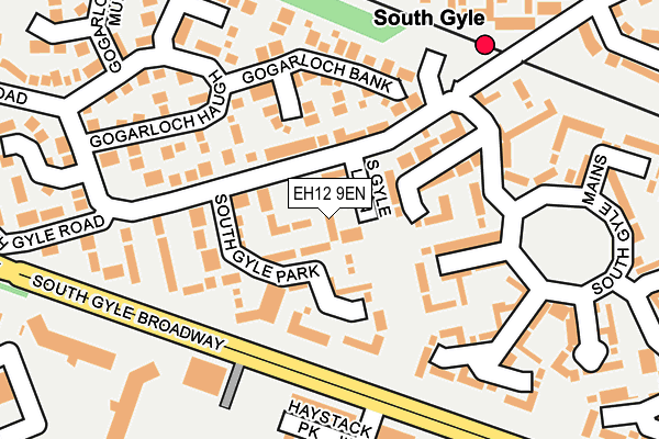 EH12 9EN map - OS OpenMap – Local (Ordnance Survey)