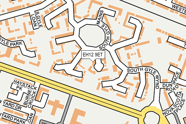 EH12 9ET map - OS OpenMap – Local (Ordnance Survey)