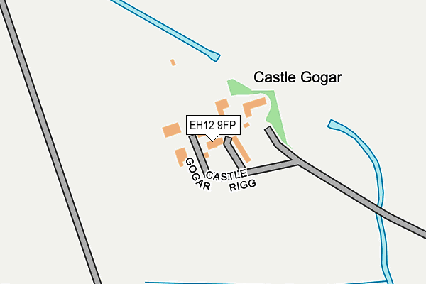EH12 9FP map - OS OpenMap – Local (Ordnance Survey)