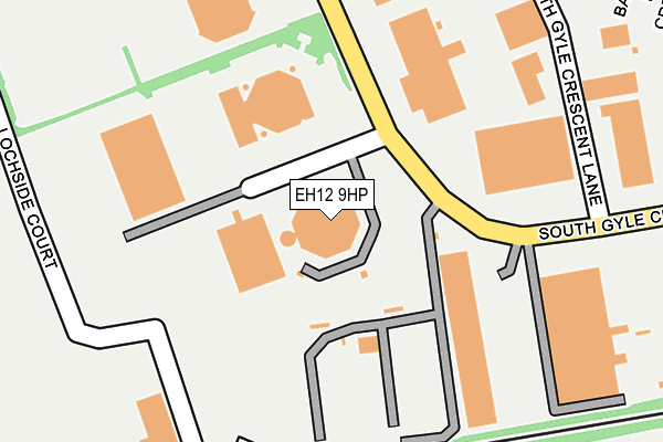 EH12 9HP map - OS OpenMap – Local (Ordnance Survey)