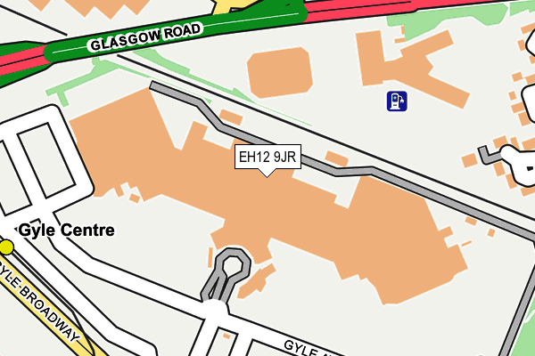 EH12 9JR map - OS OpenMap – Local (Ordnance Survey)