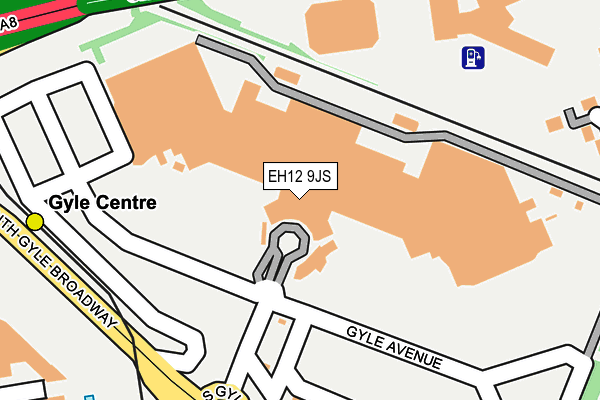 EH12 9JS map - OS OpenMap – Local (Ordnance Survey)