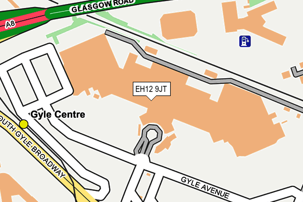 EH12 9JT map - OS OpenMap – Local (Ordnance Survey)