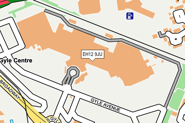 EH12 9JU map - OS OpenMap – Local (Ordnance Survey)