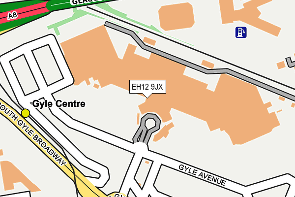 EH12 9JX map - OS OpenMap – Local (Ordnance Survey)