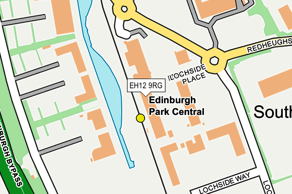 EH12 9RG map - OS OpenMap – Local (Ordnance Survey)