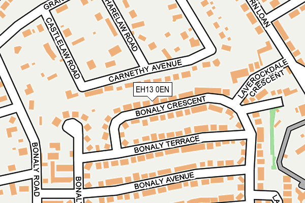 EH13 0EN map - OS OpenMap – Local (Ordnance Survey)