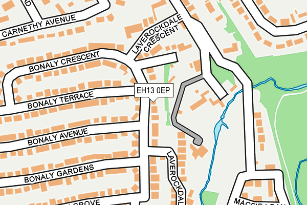 EH13 0EP map - OS OpenMap – Local (Ordnance Survey)