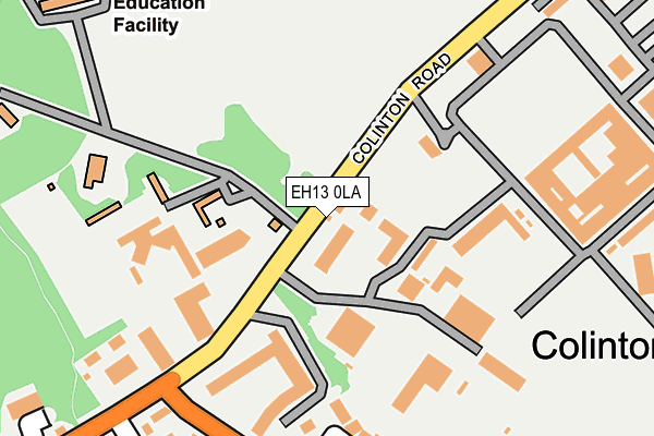 EH13 0LA map - OS OpenMap – Local (Ordnance Survey)