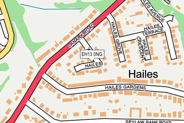 EH13 0NG map - OS OpenMap – Local (Ordnance Survey)