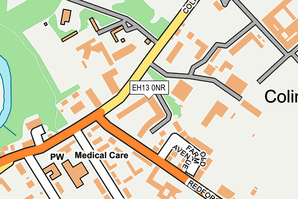 EH13 0NR map - OS OpenMap – Local (Ordnance Survey)