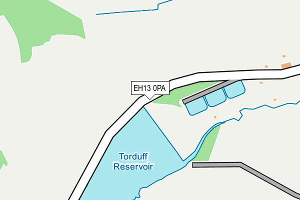 EH13 0PA map - OS OpenMap – Local (Ordnance Survey)