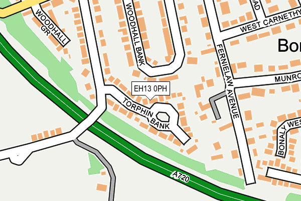 EH13 0PH map - OS OpenMap – Local (Ordnance Survey)