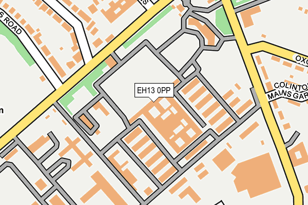 EH13 0PP map - OS OpenMap – Local (Ordnance Survey)