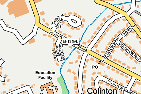 EH13 9AL map - OS OpenMap – Local (Ordnance Survey)