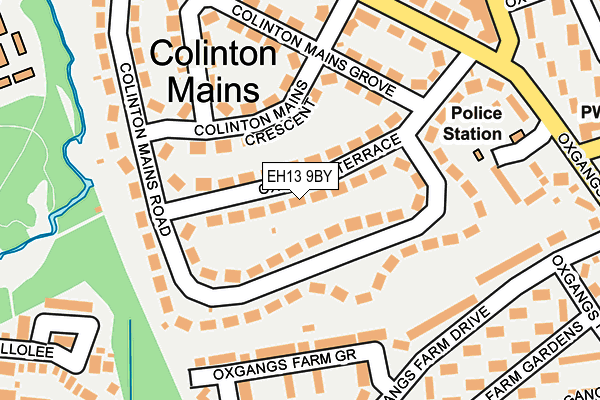 EH13 9BY map - OS OpenMap – Local (Ordnance Survey)