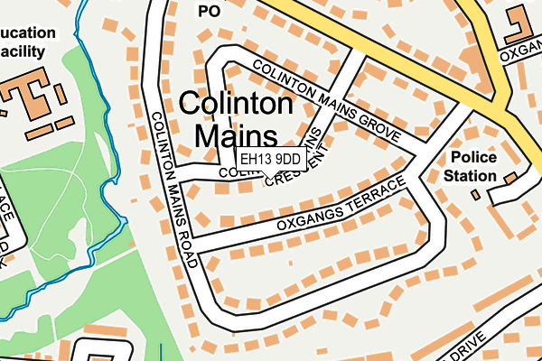 EH13 9DD map - OS OpenMap – Local (Ordnance Survey)