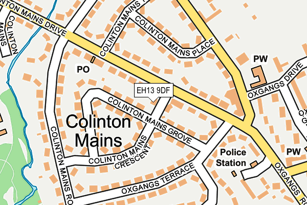 EH13 9DF map - OS OpenMap – Local (Ordnance Survey)