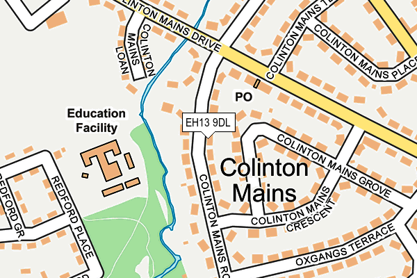 EH13 9DL map - OS OpenMap – Local (Ordnance Survey)