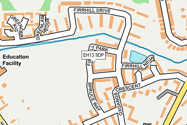 EH13 9DP map - OS OpenMap – Local (Ordnance Survey)