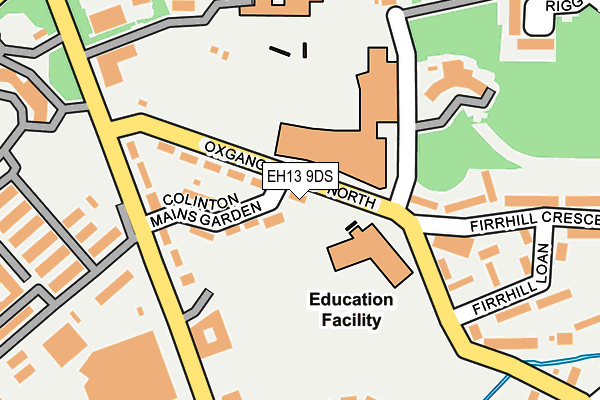 EH13 9DS map - OS OpenMap – Local (Ordnance Survey)