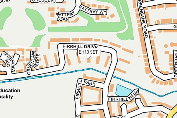 EH13 9ET map - OS OpenMap – Local (Ordnance Survey)