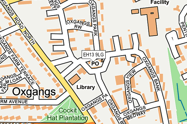 EH13 9LG map - OS OpenMap – Local (Ordnance Survey)